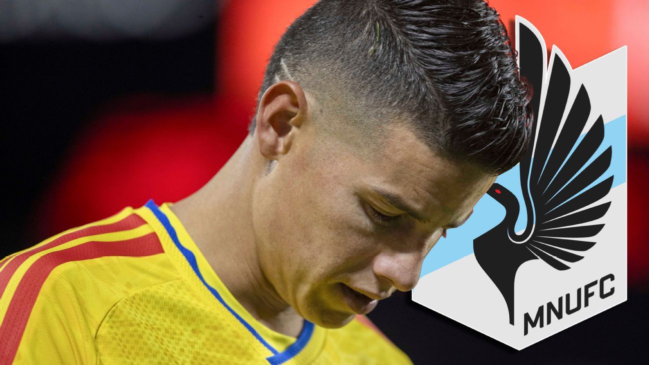 MLS: What challenges will James Rodríguez have in Minnesota?