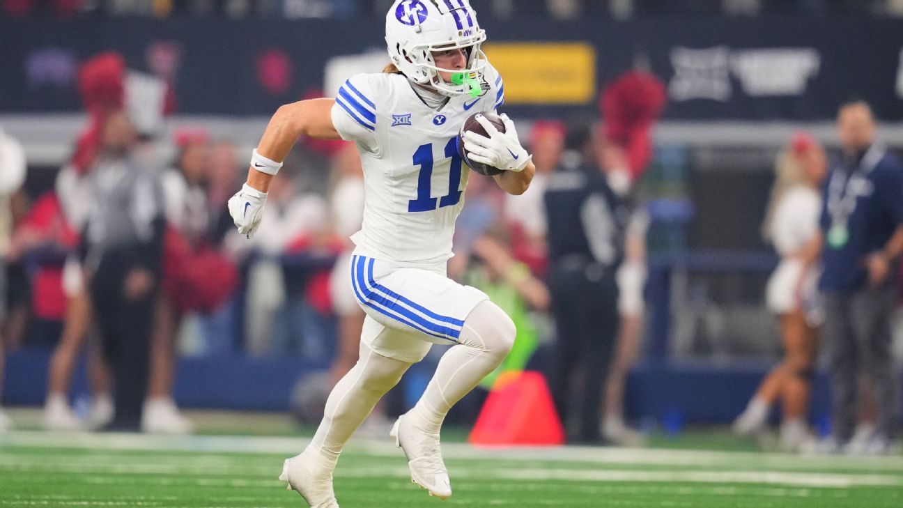 BYU receiver Parker Kingston charged with felony rape