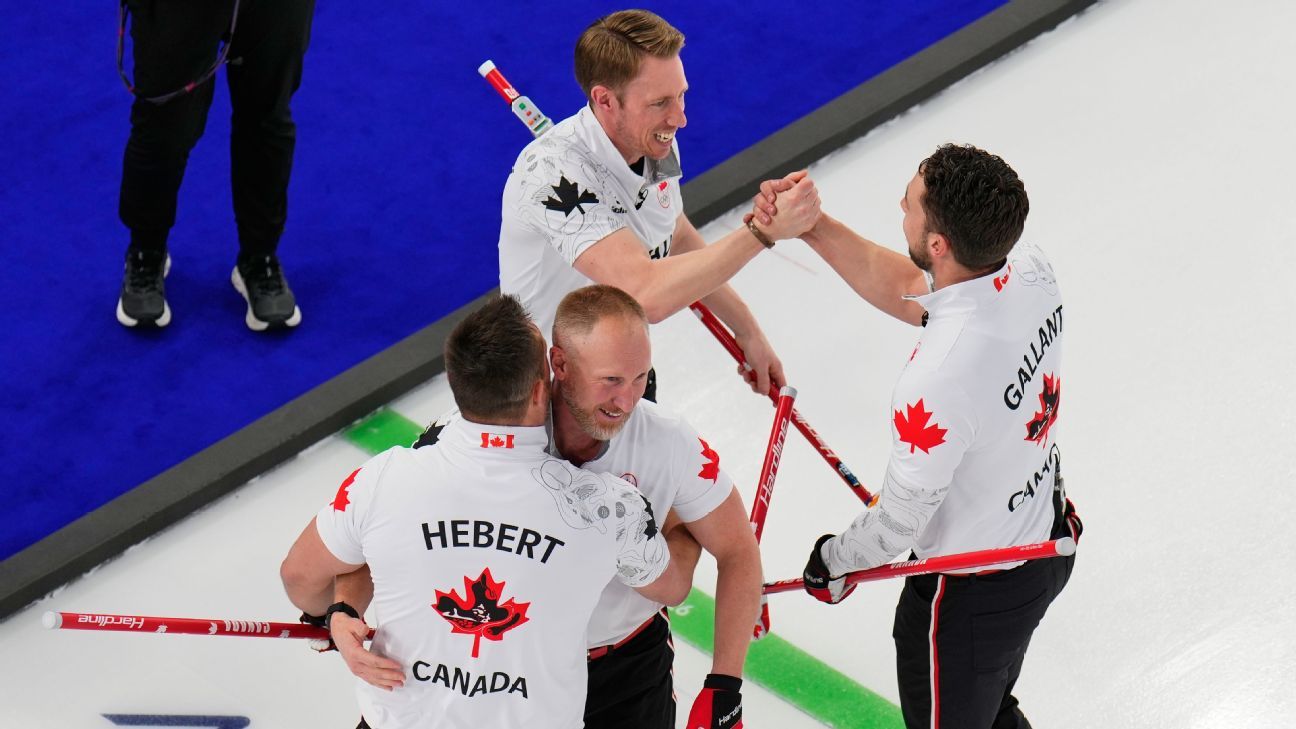 Canada, Britain to meet for gold in men's curling