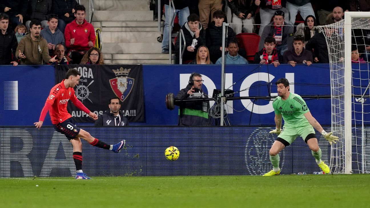 Excelente finalização de Raul Garcia levanta Osasuna e afunda Real Madrid: MOTW