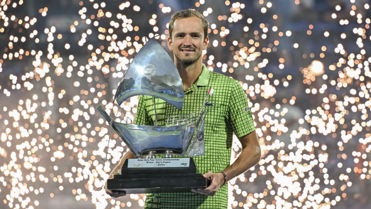 Medvedev given Dubai title after Griekspoor WD