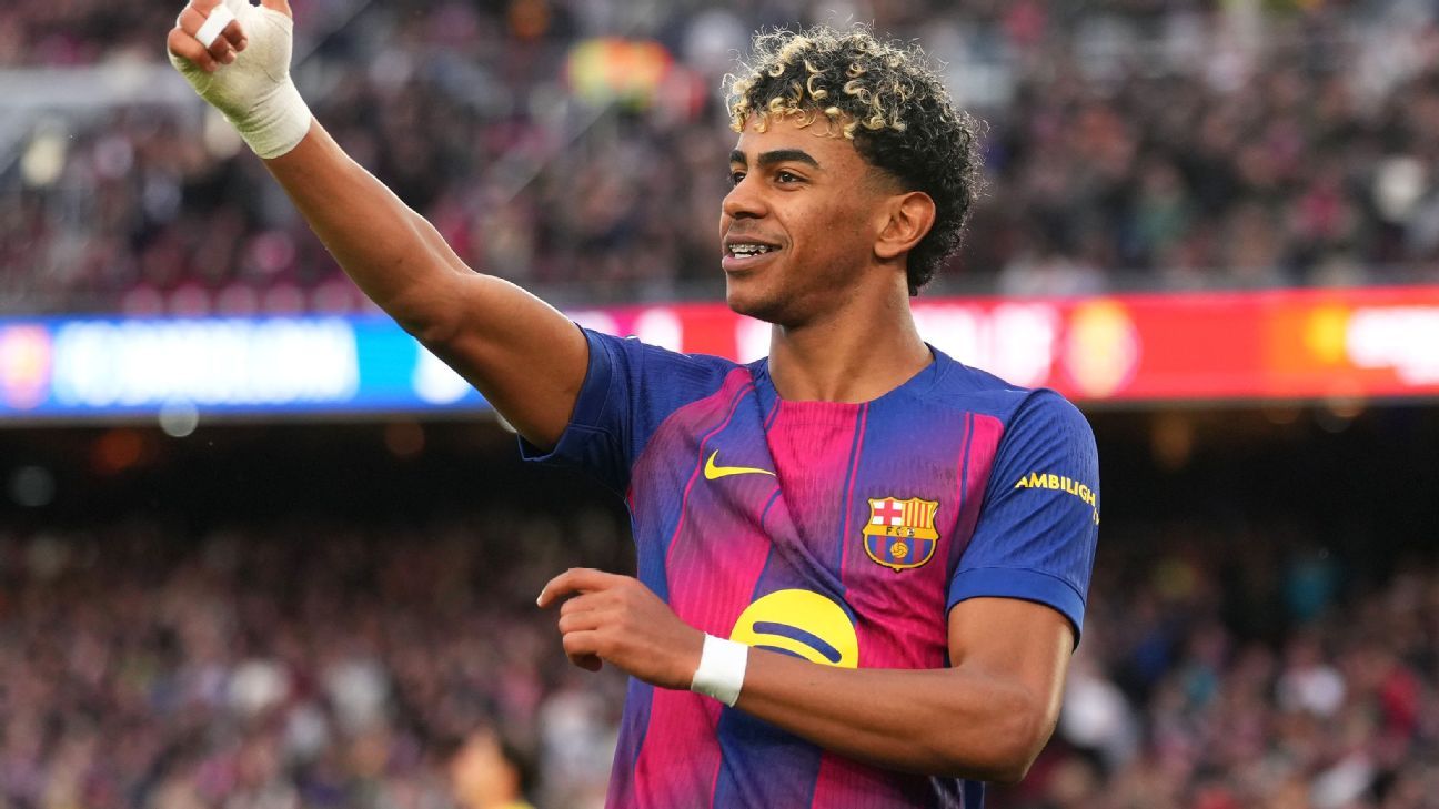 Lamine Yamal: Estou ‘feliz’ novamente após o primeiro hat-trick da carreira