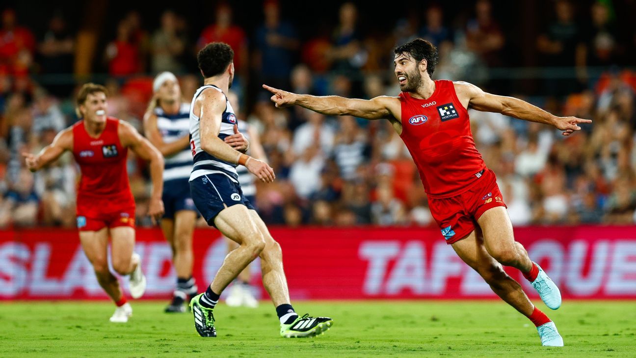 Petracca dominates as ruthless Suns trounce Cats