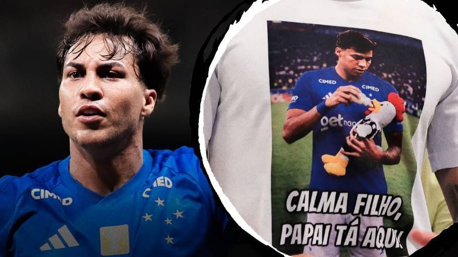 Kaio Jorge diz que gol no Atlético-MG é o que mais gosta de fazer e provoca: 'Calma, filho. Papai está aqui'