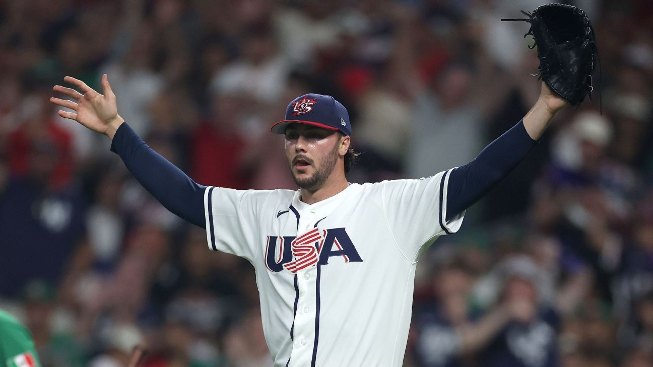 Livvy Dunne puts spin on Paul Skenes' viral smirk to Bobby Witt Jr. play vs. Mexico