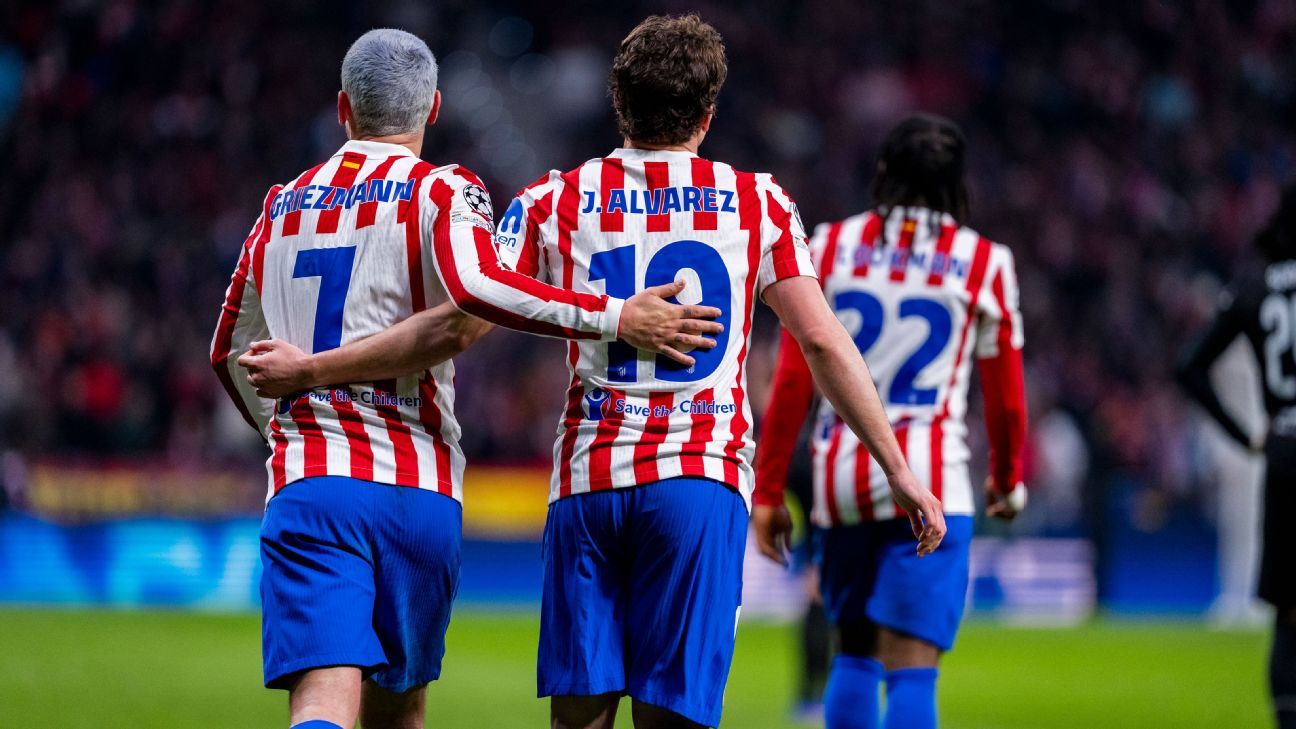 Atlético de Madrid atropela Tottenham e fica bem perto das quartas de final