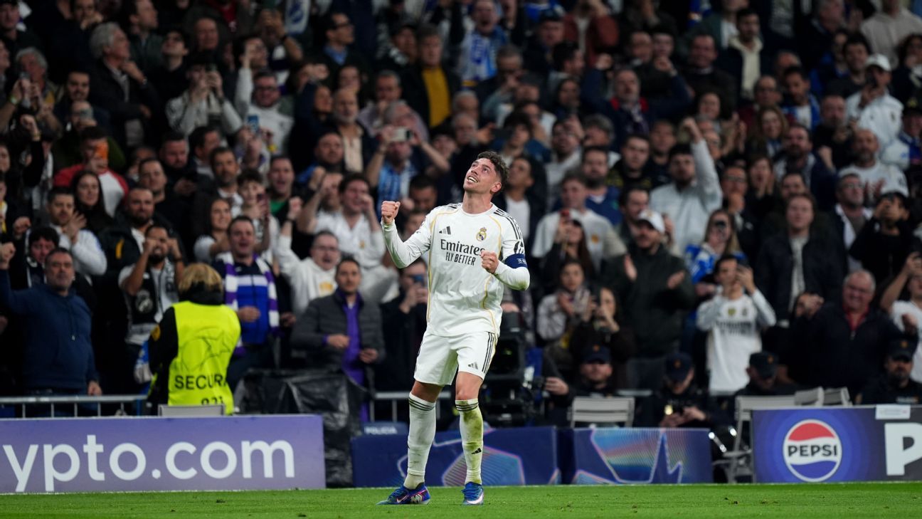 Valverde's hat trick was the cherry on top of Madrid's performance vs. Man City