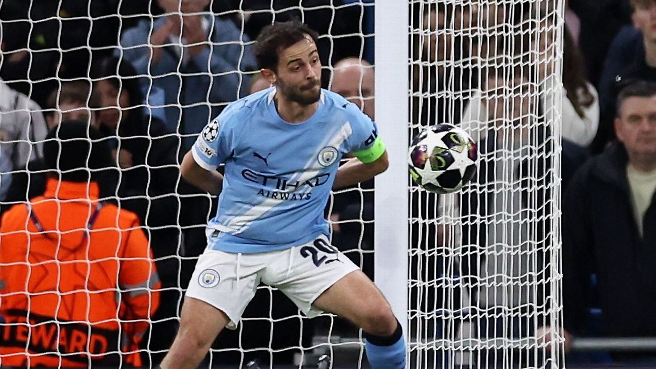 Bernardo Silva cometió un penal insólito, fue expulsado y le allanó el camino a Real Madrid