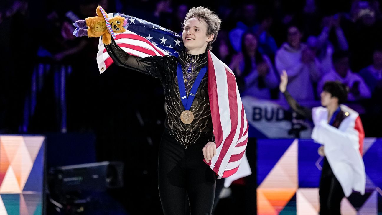 After Olympic pain, Malinin wins third world title