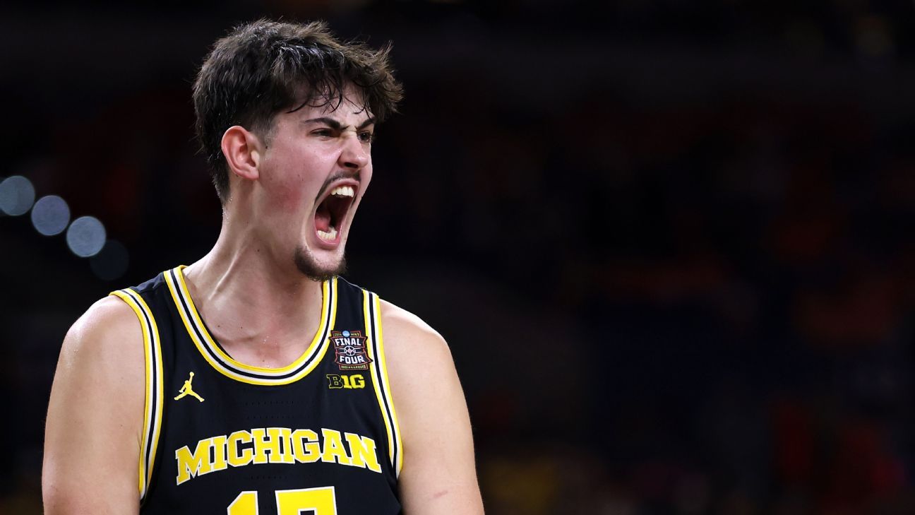Michigan a big favorite over UConn in men's college hoops title game