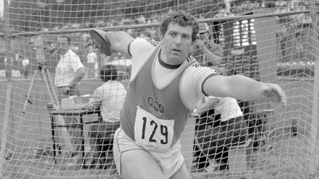 First men's discus world champ Bugár dies at 70