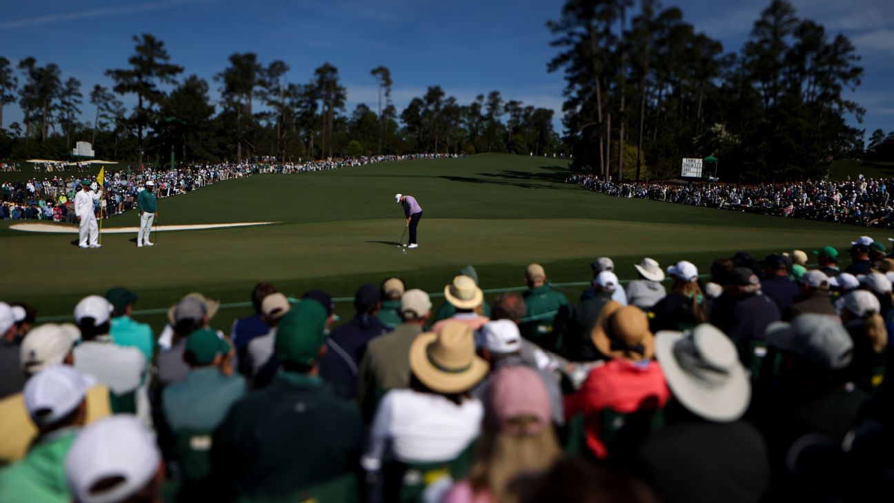 Sights and sounds from the first round of the Masters