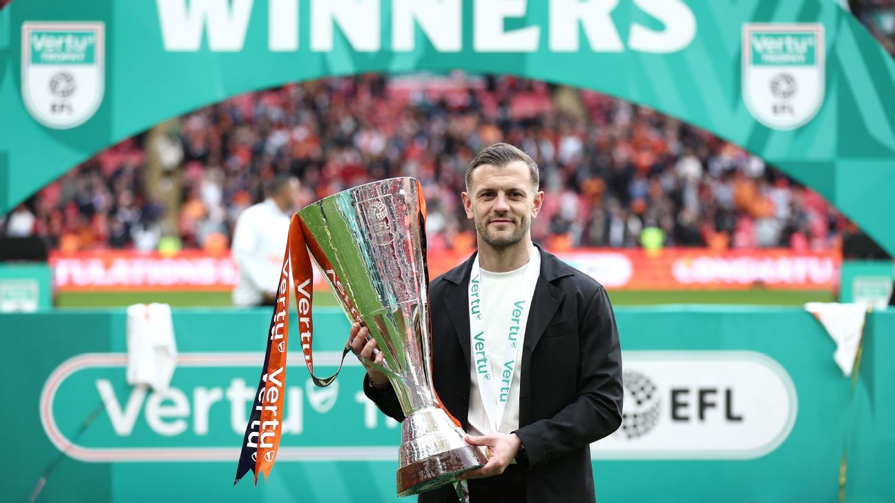Jack Wilshere lands first title as a manager as Luton win EFL trophy