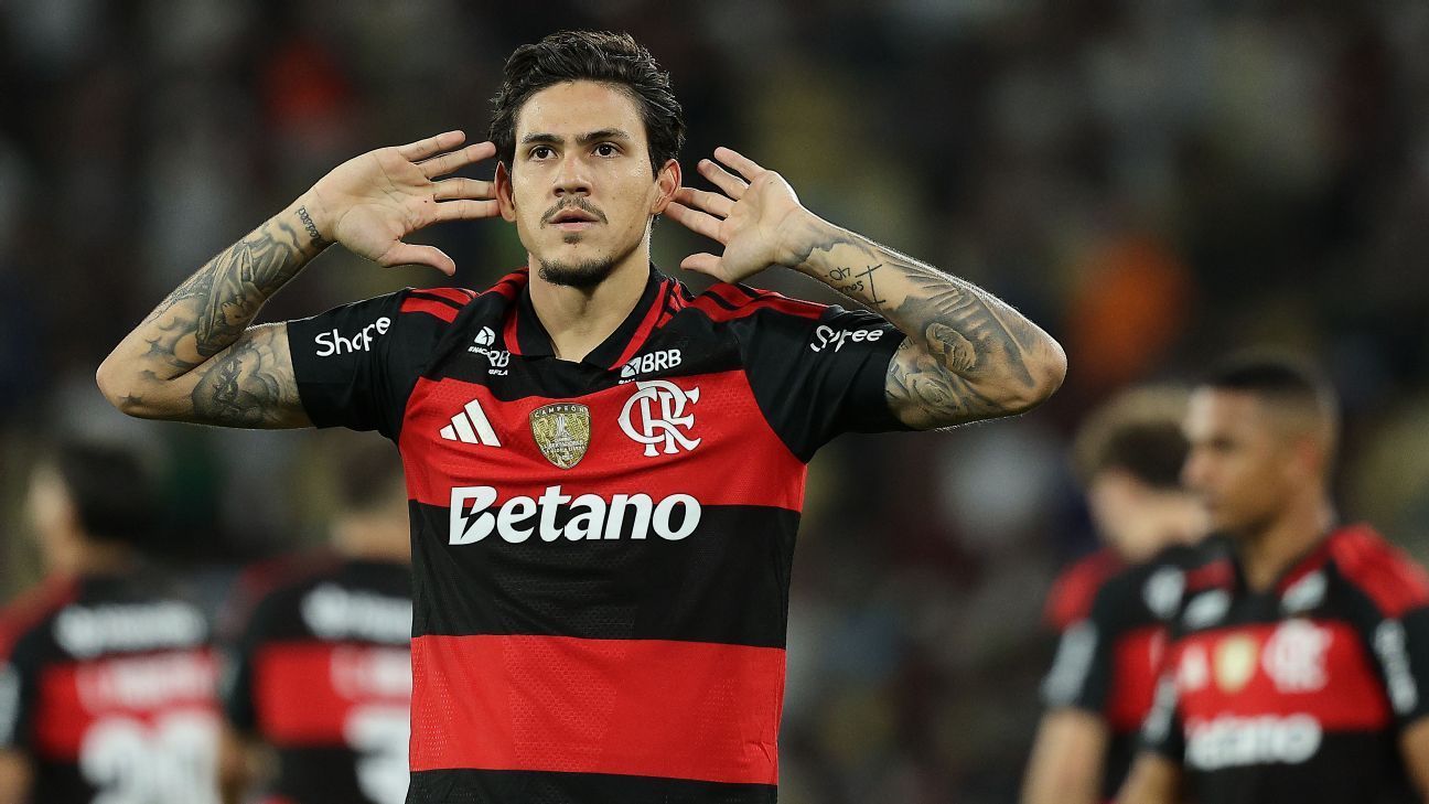 Jornal espanhol 'se assusta' com Pedro no Flamengo e vê pressão por vaga na Copa: 'Perfil diferente'