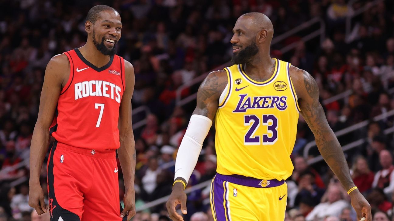 LeBron James vs. Kevin Durant headlines Los Angeles Lakers-Houston Rockets on Disney+ Philippines