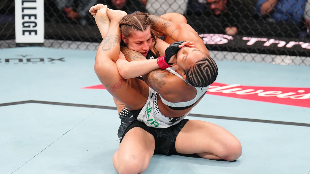 Karine Killer sofre no grappling e perde para lutadora da casa no UFC Canadá