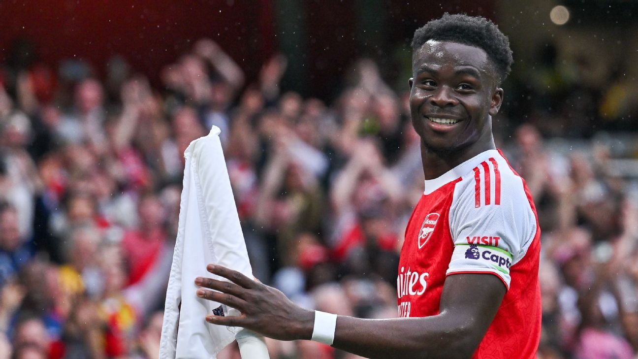 Arteta: In-form Saka gives Arsenal title momentum