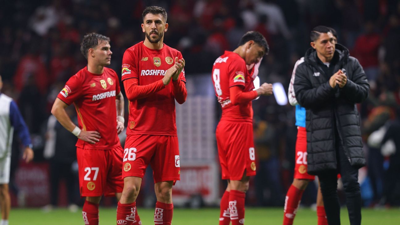 Toluca, con la mira en Concacaf, deja escapar a Pachuca con ventaja 1
