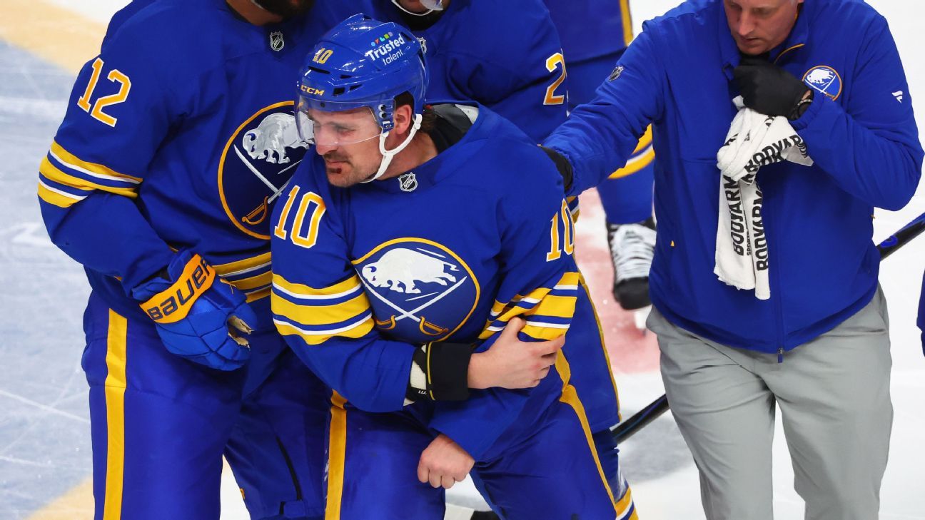 Sabres' Carrick (arm) expected back vs. Habs
