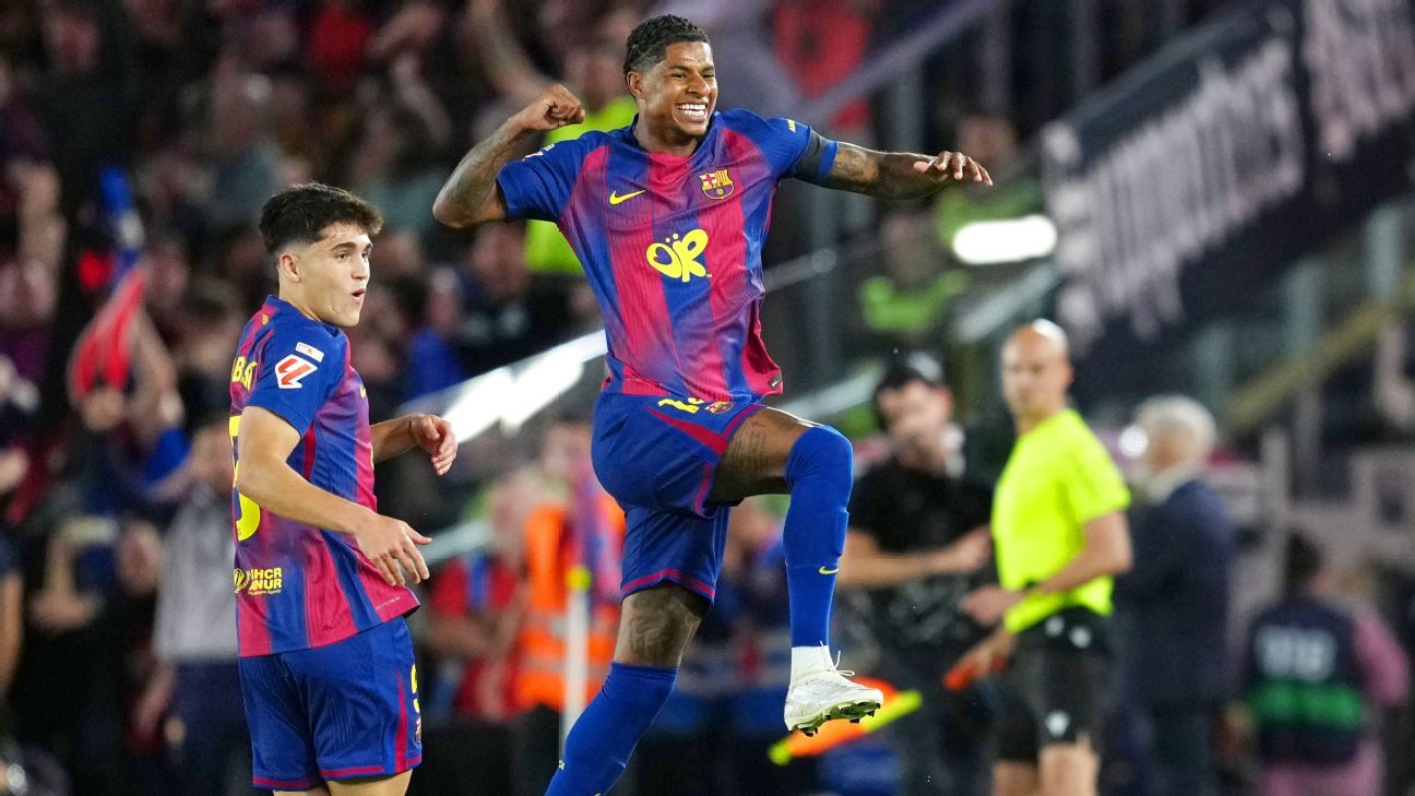 Rashford bids adiós to Barça as PL season nears