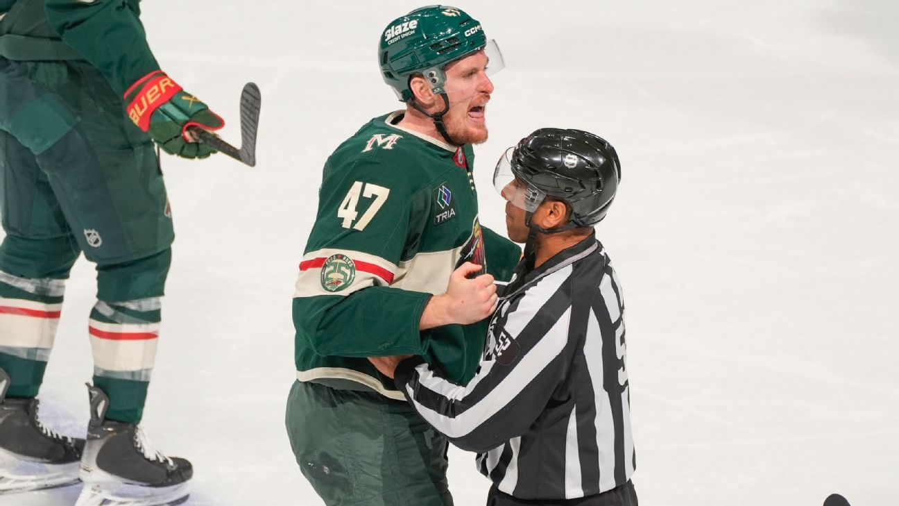 Wild's McCarron Calls Avs' Manson 'Dirty Player' After Stick Incident