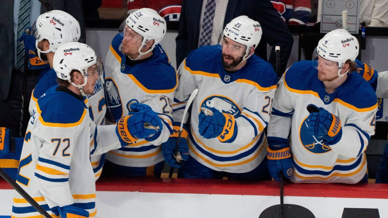 Fluke Bank Shot Leads to Sabres' Game 4 Win, Series Tied