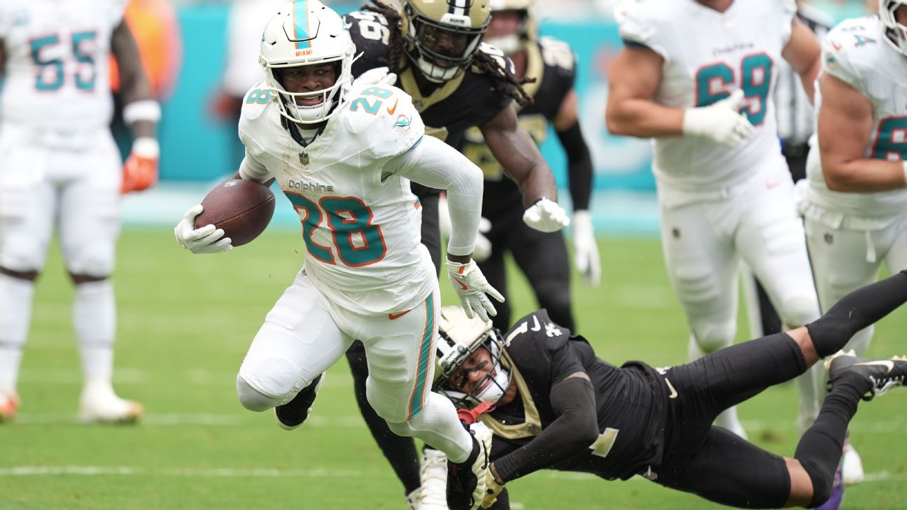 De'Von Achane Becomes NFL's Third-Highest-Paid Running Back With Four-Year, $64M Extension