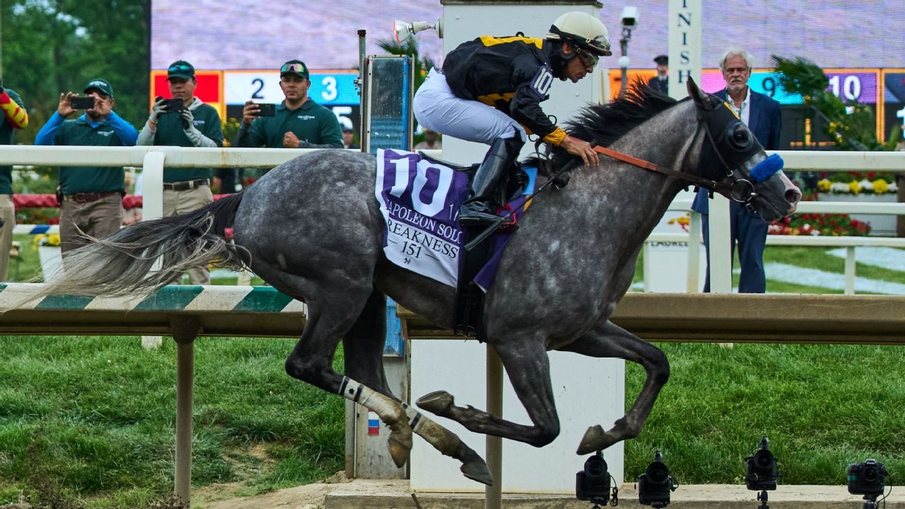Napoleon Solo Claims Preakness Stakes Title Over Iron Honor