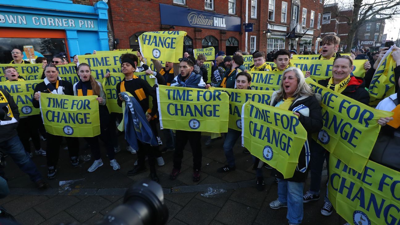 Change for Tottenham plan protest after Everton clash regardless of ...