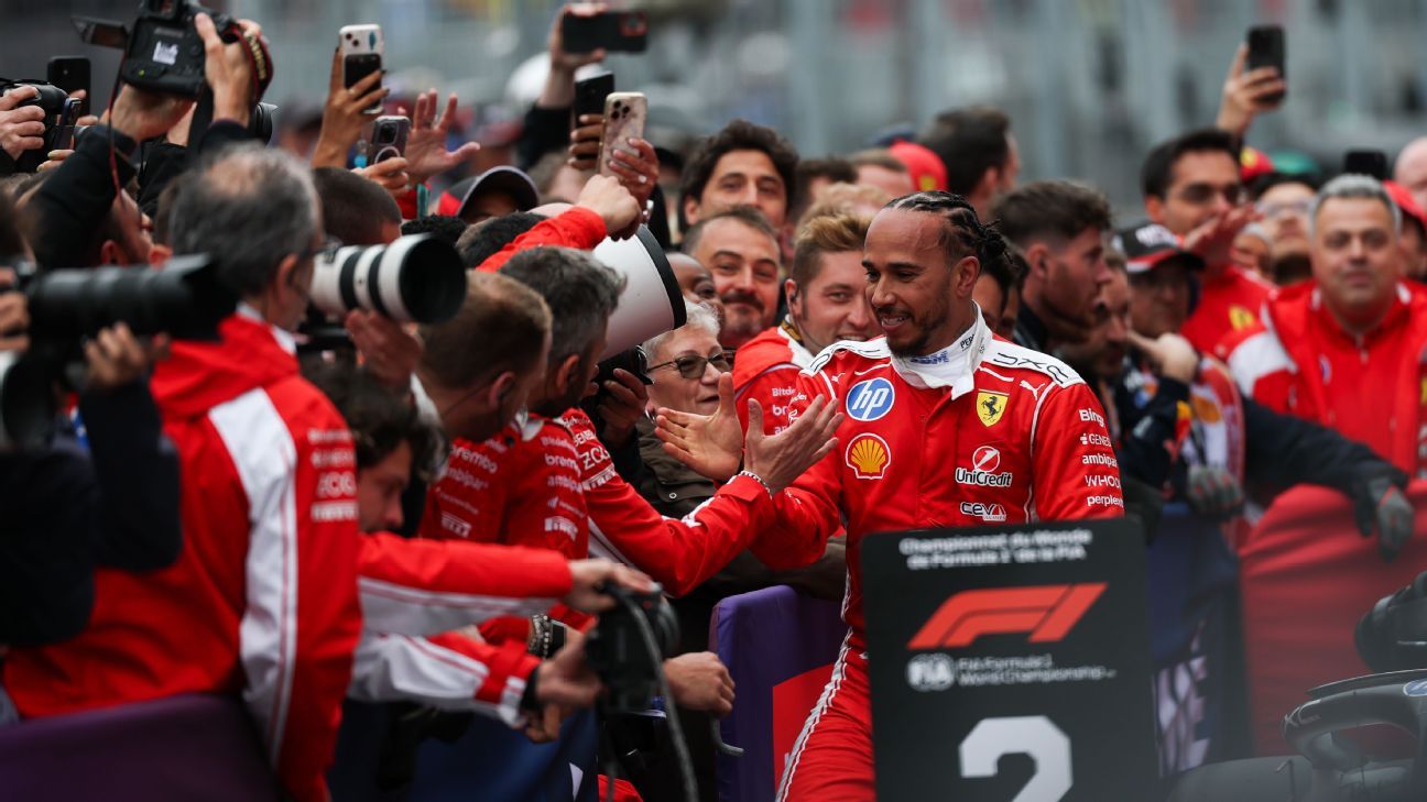 Lewis Hamilton thanks Ferrari for 'moving mountains' after finishing second in Canada, best since signing
