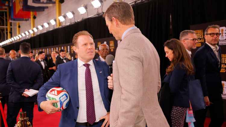 Andrew Giuliani at World Cup draw