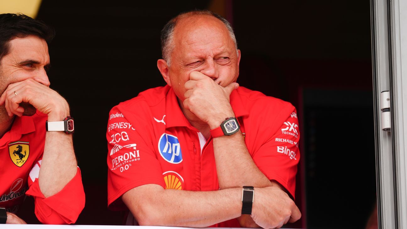 Ferrari boss Fred Vasseur to miss key Monaco qualifying following medical checks