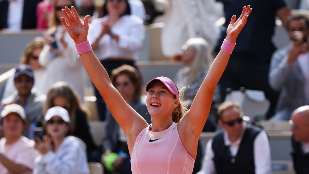 Mirra Andreeva Downs Maja Chwalinska for First Grand Slam Title at French Open