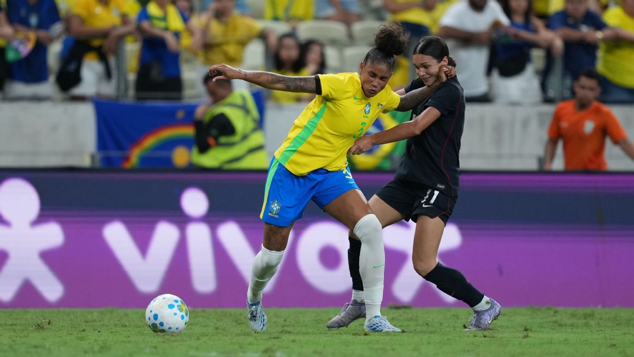 USWNT Emerges Victorious Over Brazil in Fiery Match Marked by 8 Red Cards