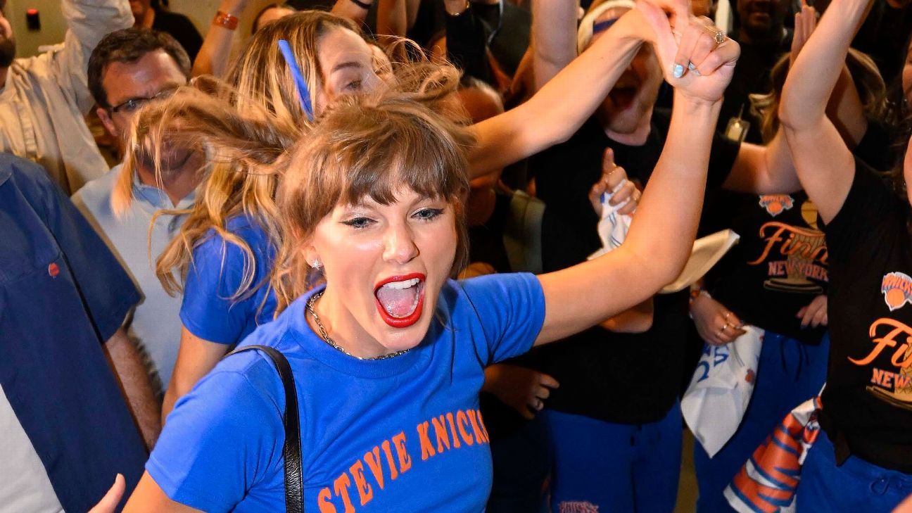 Celebrities and Fans Celebrate Knicks' Game 4 Win