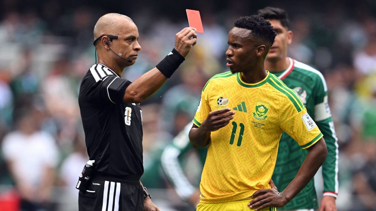 World Cup VAR review: Was ref right to show three ...