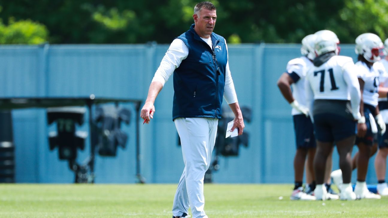 Why was Patriots rookie Gabe Jacas absent from minicamp?