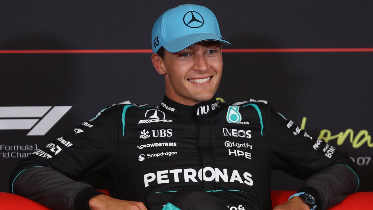 Barcelona-Catalunya Grand Prix: George Russell 'feels like old self' after commanding pole