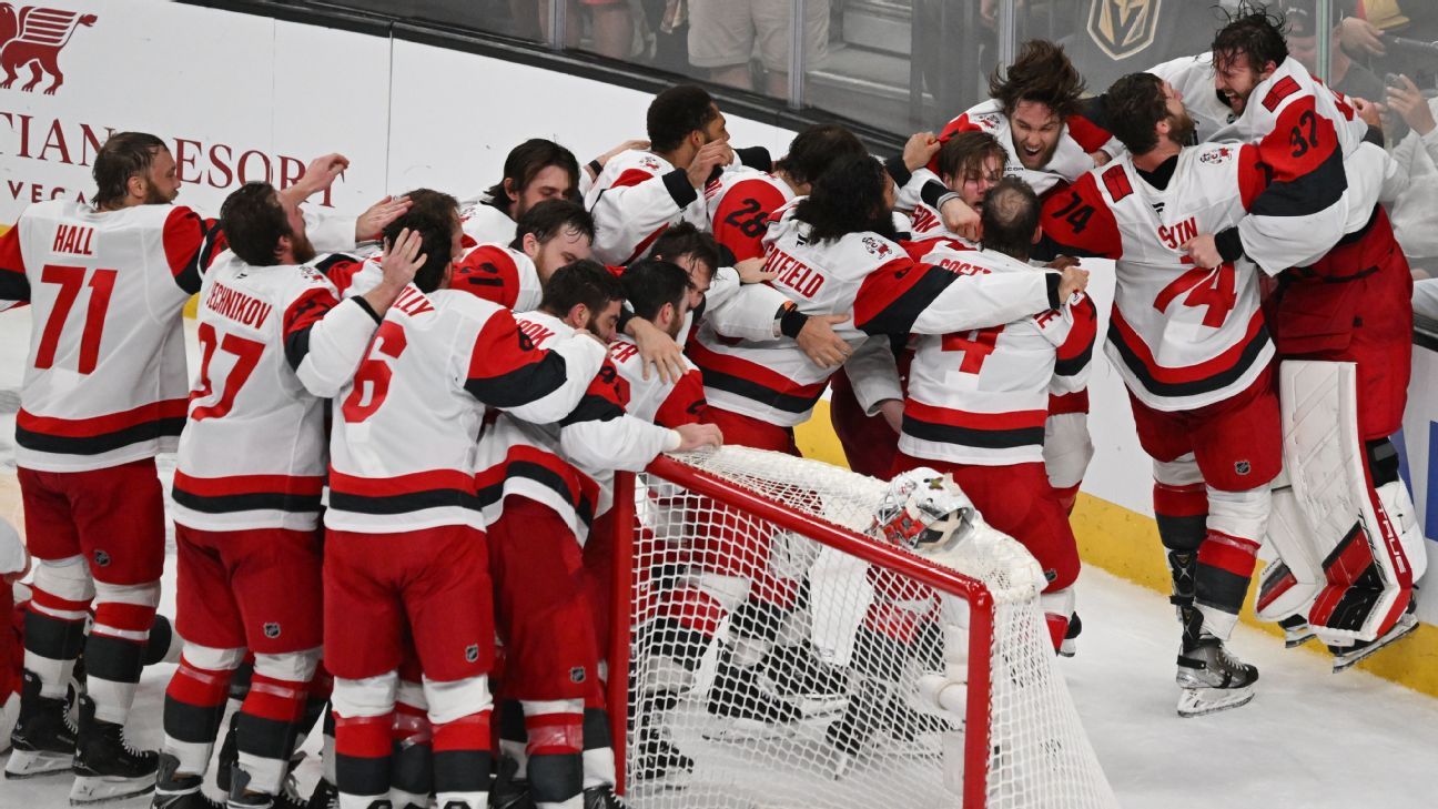 Hurricanes shut out Golden Knights in Game 6 to clinch second Stanley Cup