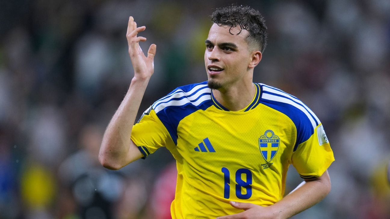 Sweden rout Tunisia behind historical Ayari brace