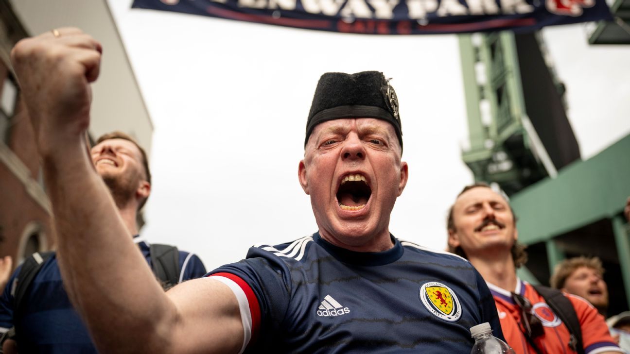 Full hearts, empty kegs, can't lose: Scotland's Tartan Army takes over World Cup