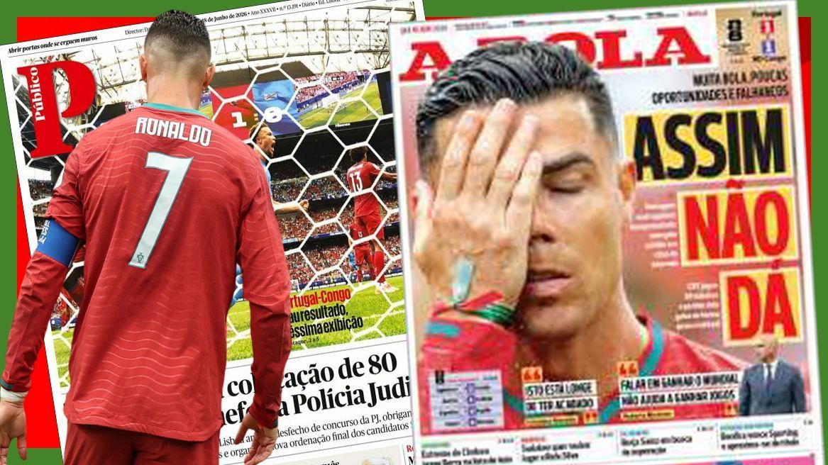 The Portuguese press reacts to the tie in front of RD Congo: 