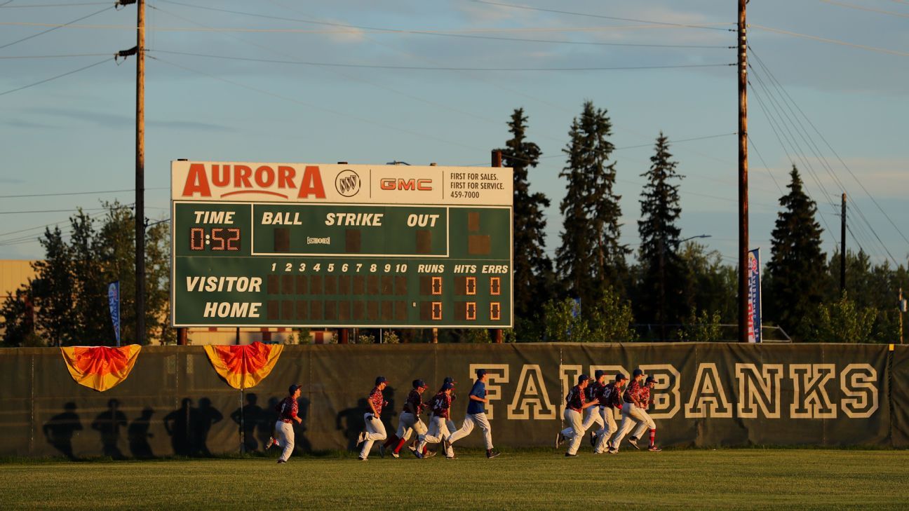 Baseball under the lights ... sort of: Alaska's un...
