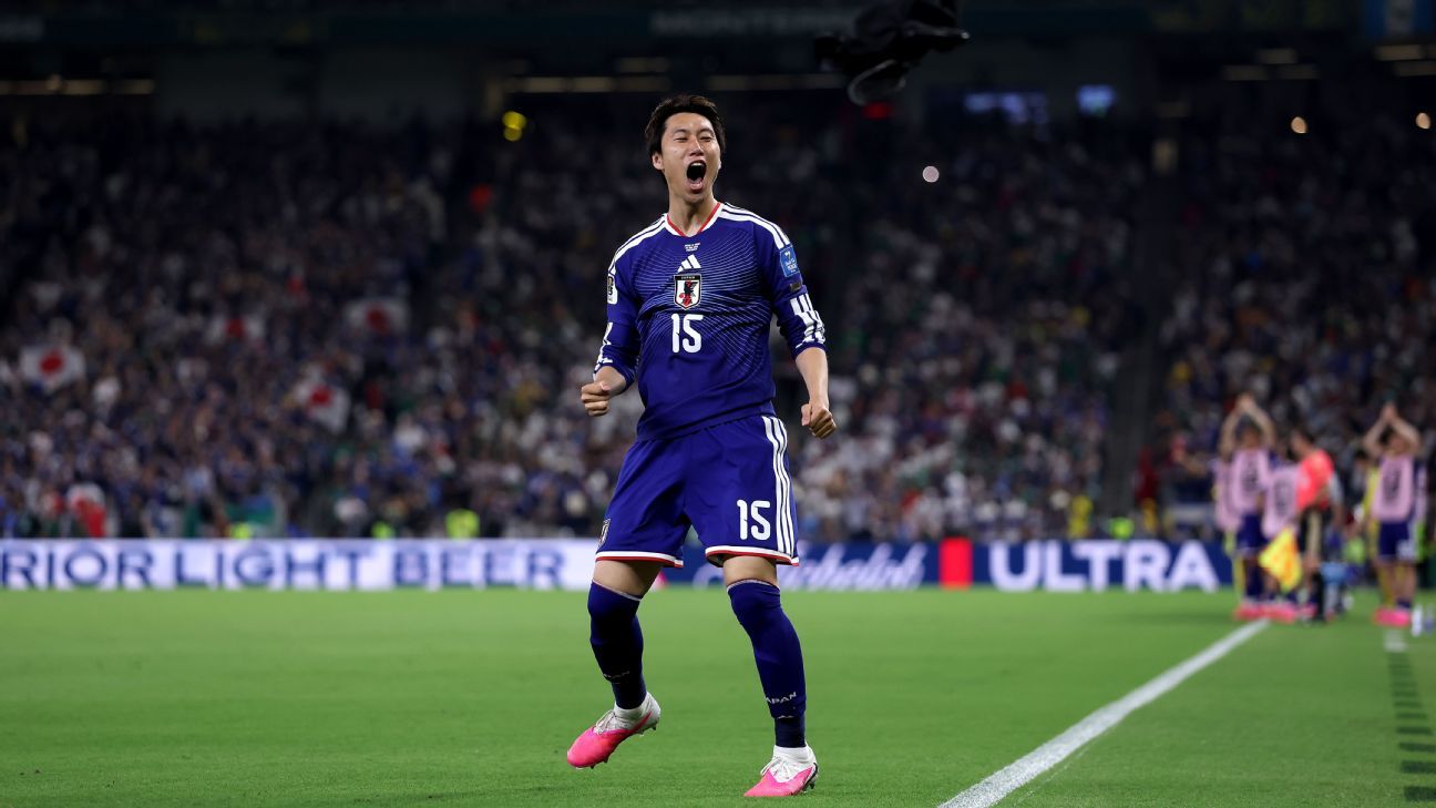 O jogo 1.000 foi do Japão — photo: ESPN Brasil Futebol