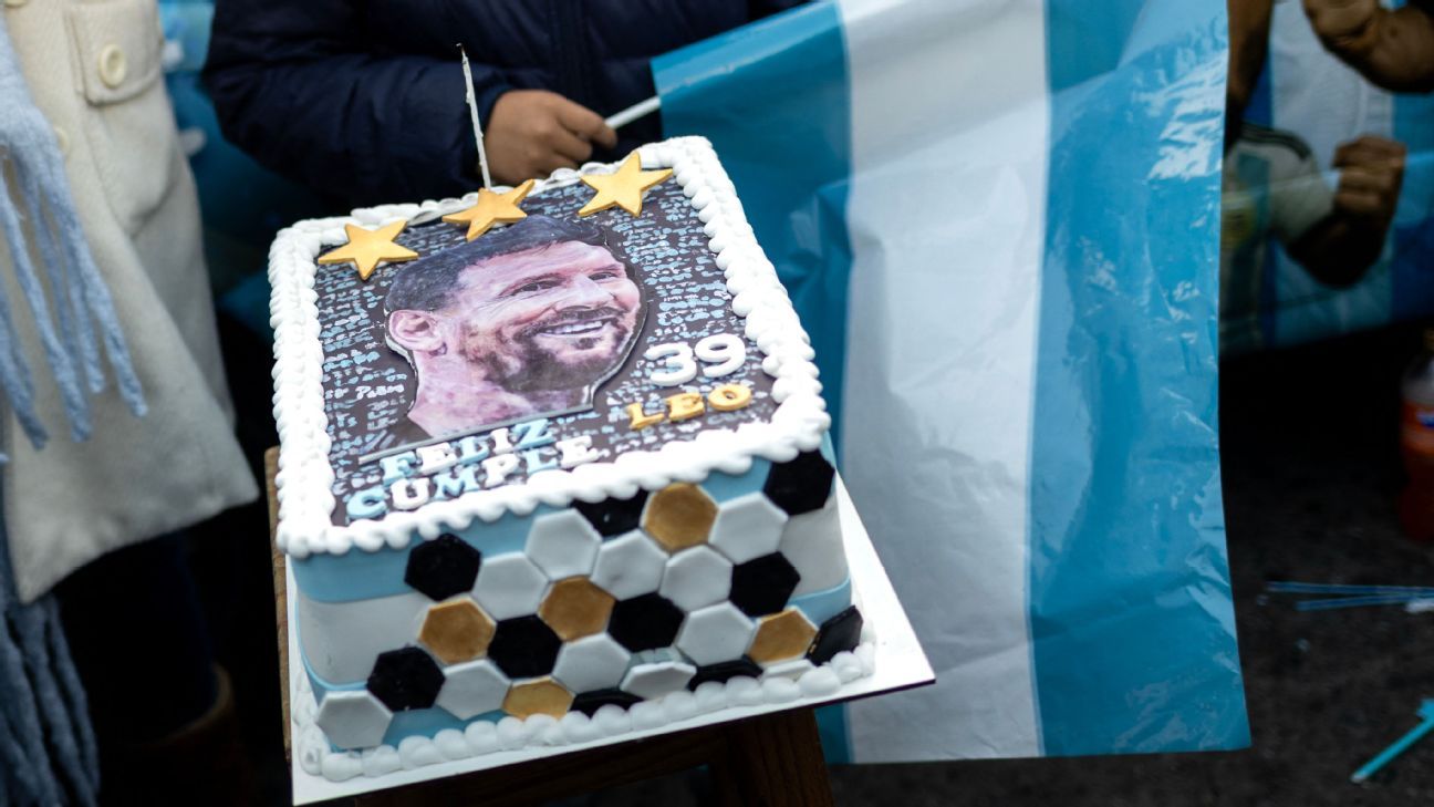 Messi gets WC birthday treat with Argentina squad