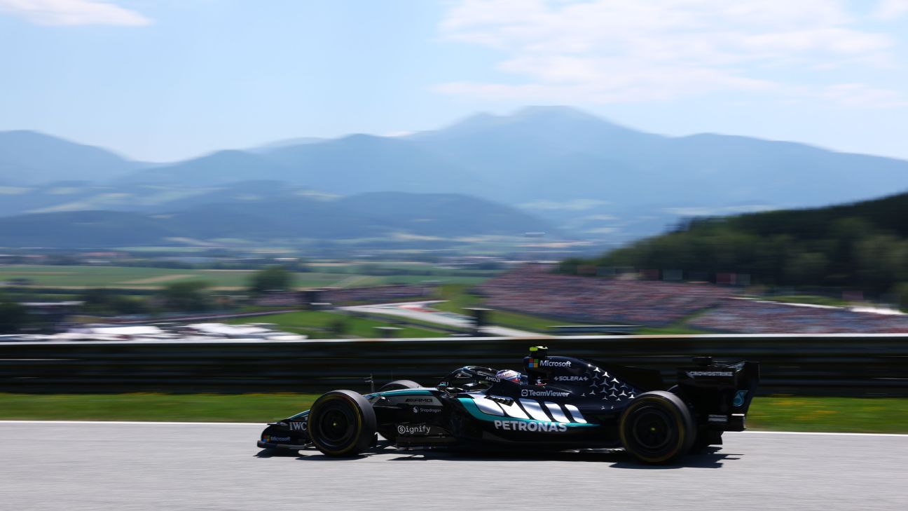 Kimi Antonelli lidera primeiro treino livre no GP da Áustria