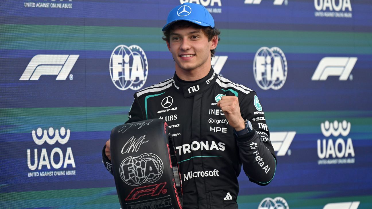 Βρετανικό Grand Prix: Ο Kimi Antonelli της Mercedes έφτασε στην πέμπτη pole, το δίδυμο της Ferrari πίσω του