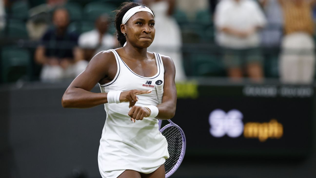 Coco time: Gauff beats clock, faces Pegula next