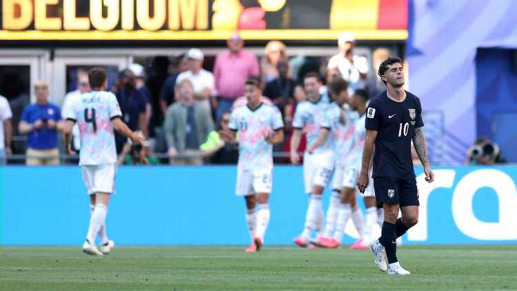 Bélgica deu aos EUA uma realidade da Copa do Mundo