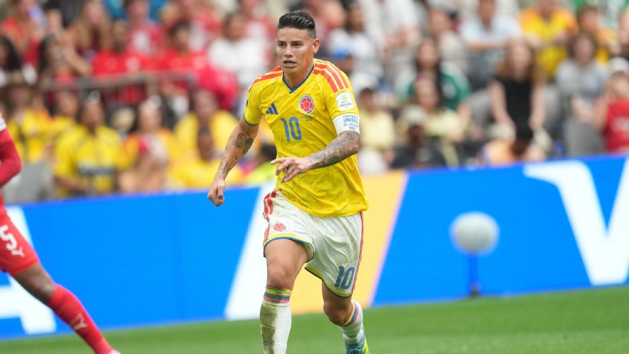 James deja el Mundial con récords personales y dolor por eliminación - ESPN